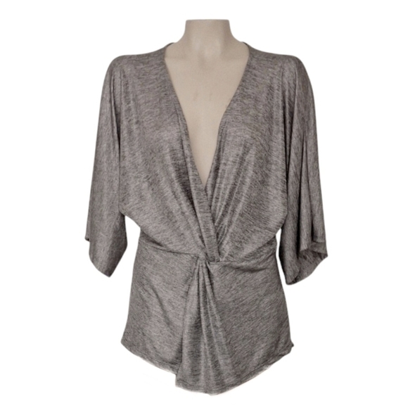 BKEBoutique Metallic Silver Top Going Out Y2K Fairycore Angelcore Evening - Picture 1 of 7